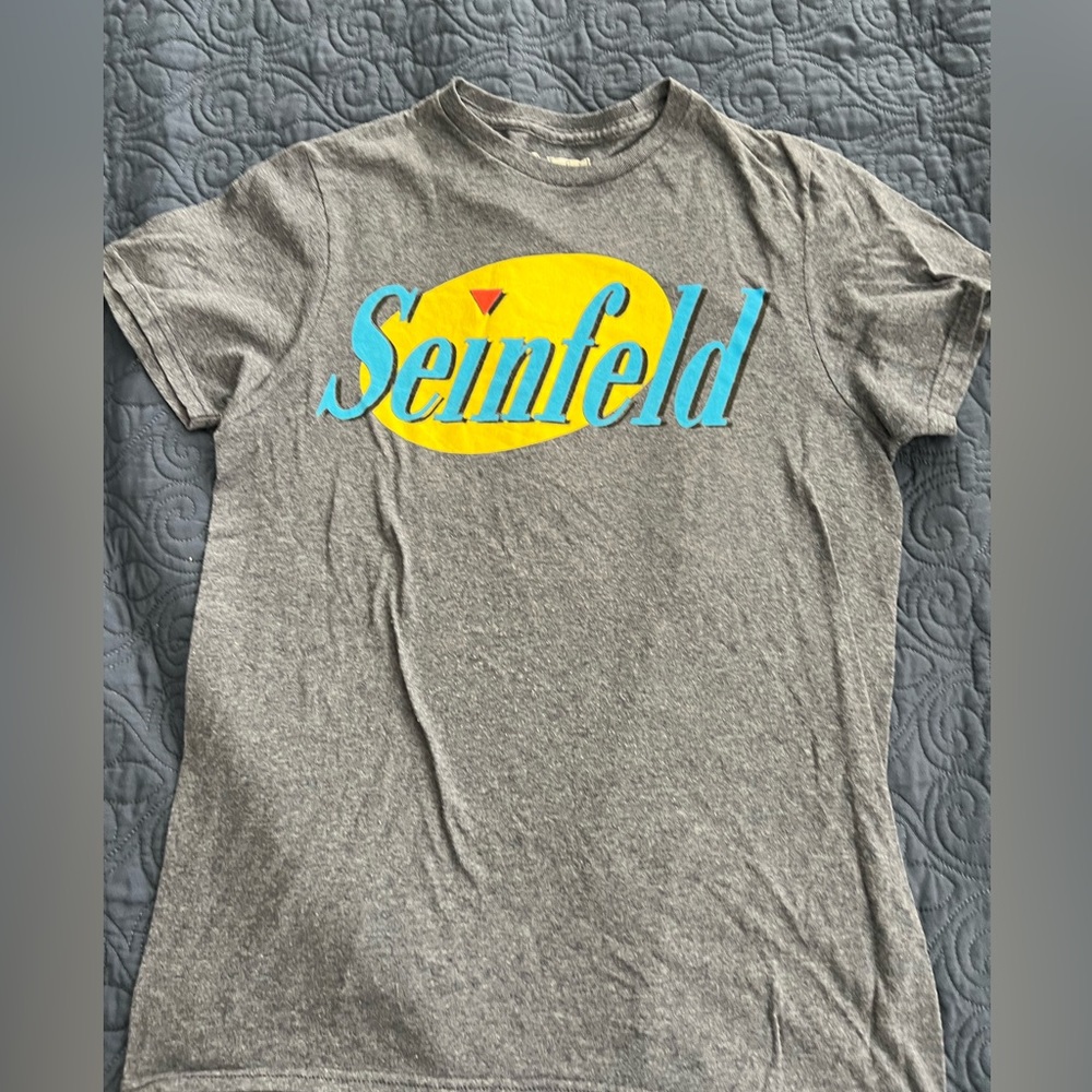 Size small Seinfeld Heather blue Tshirt.